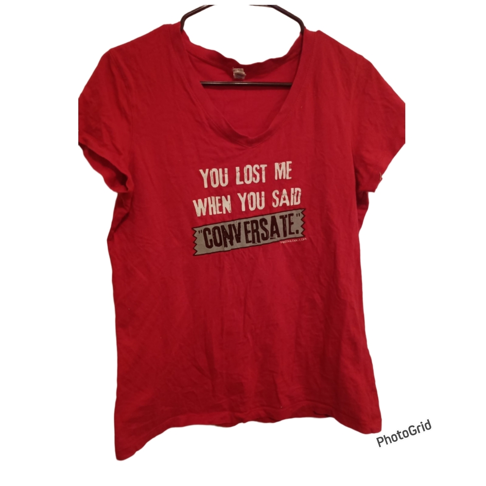 Red Statement Women's Tee